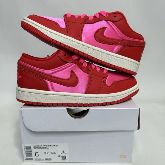 Nike Shoes - Nike Shoes Air Jordan 1 Low SE “Pink Blast/Valentine’s Day” 2024